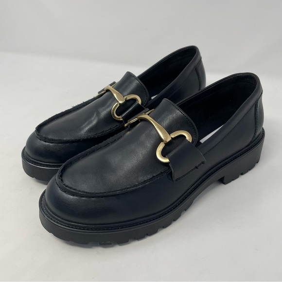 Steve Madden Haezel Black Slip On Loafers - NEW - Picture 5 of 8